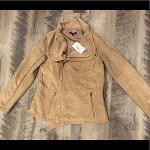 Francesca’s faux suede jacket